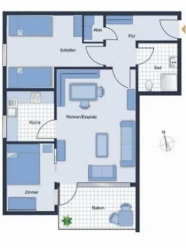 Appartamento Oland Whg 1 Wattlaeufer *